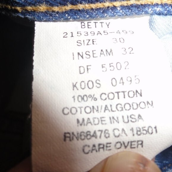 Mom Jeans Waist High Waist Jeans Pepe of London sz 6 - Picture 5 of 10